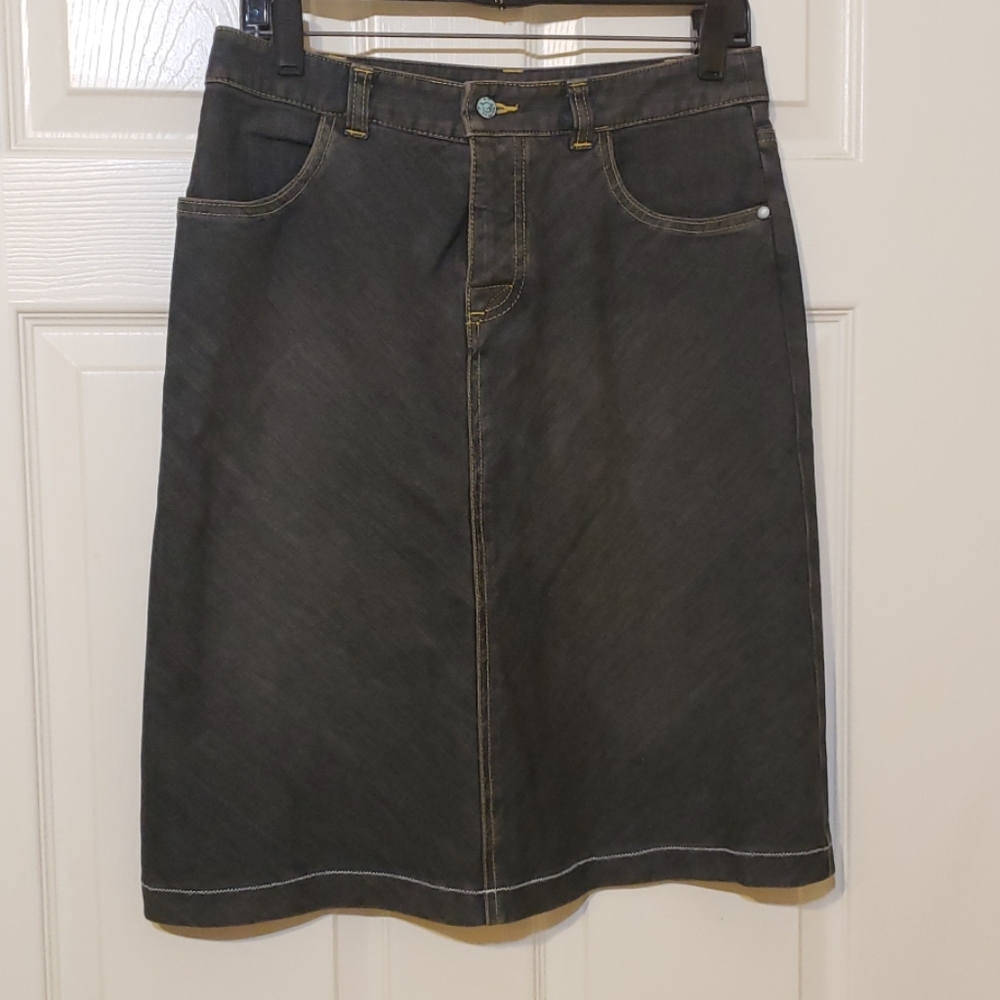 Royal Robbins A line Denim Skirt